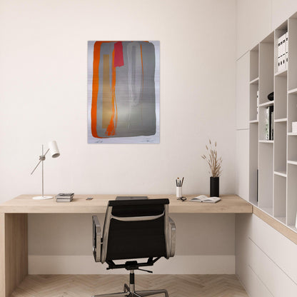 Untitled 6 - 1980 - Larry Zox Brushed Aluminum Print - 70x100 cm / 28x40 inches | Larry Zox Aluminum Print | Larry Zox Prints
