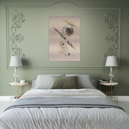 UNTITLED - Rudolf Bauer Brushed Aluminum Print - 70x100 cm / 28x40 inches | Rudolf Bauer Aluminum Print | Rudolf Bauer Prints