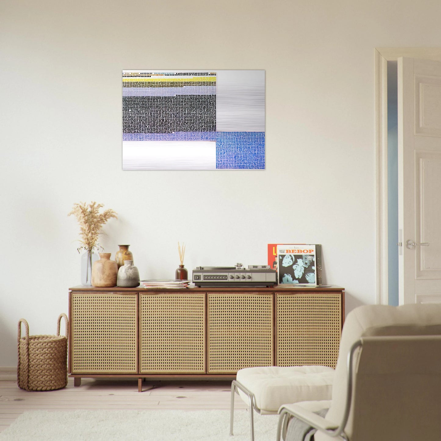 Original Fibonacci - 2001 - Jennifer Bartlett Brushed Aluminum Print - 70x100 cm / 28x40 inches | Jennifer Bartlett Aluminum Print | Jennifer Bartlett Prints