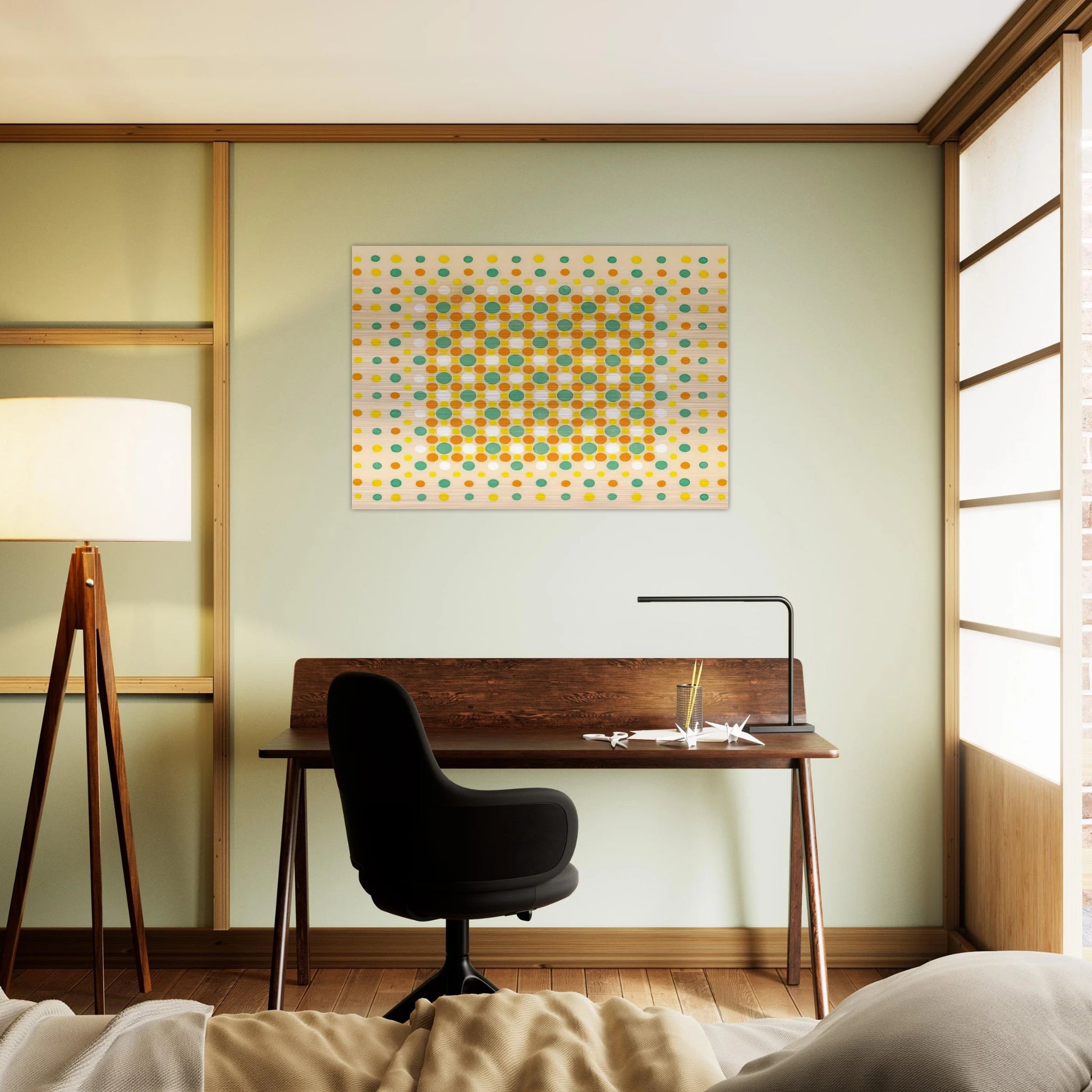 Quilt - 1963 - Thomas Downing Brushed Aluminum Print - 70x100 cm / 28x40 inches | Thomas Downing Aluminum Print | Thomas Downing Prints