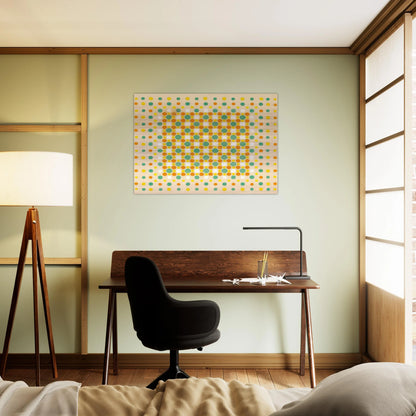 Quilt - 1963 - Thomas Downing Brushed Aluminum Print - 70x100 cm / 28x40 inches | Thomas Downing Aluminum Print | Thomas Downing Prints