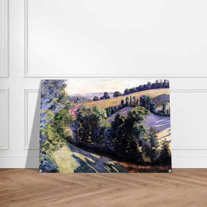 Landscape at Pontgibaud - Armand Guillaumin Acrylic Print - 70x100 cm / 28x40″ inches