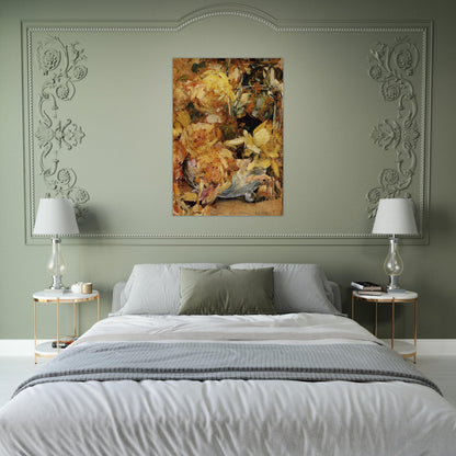 Roses - Childe Hassam Brushed Aluminum Print - 70x100 cm / 28x40 inches | Childe Hassam Aluminum Print | Childe Hassam Prints