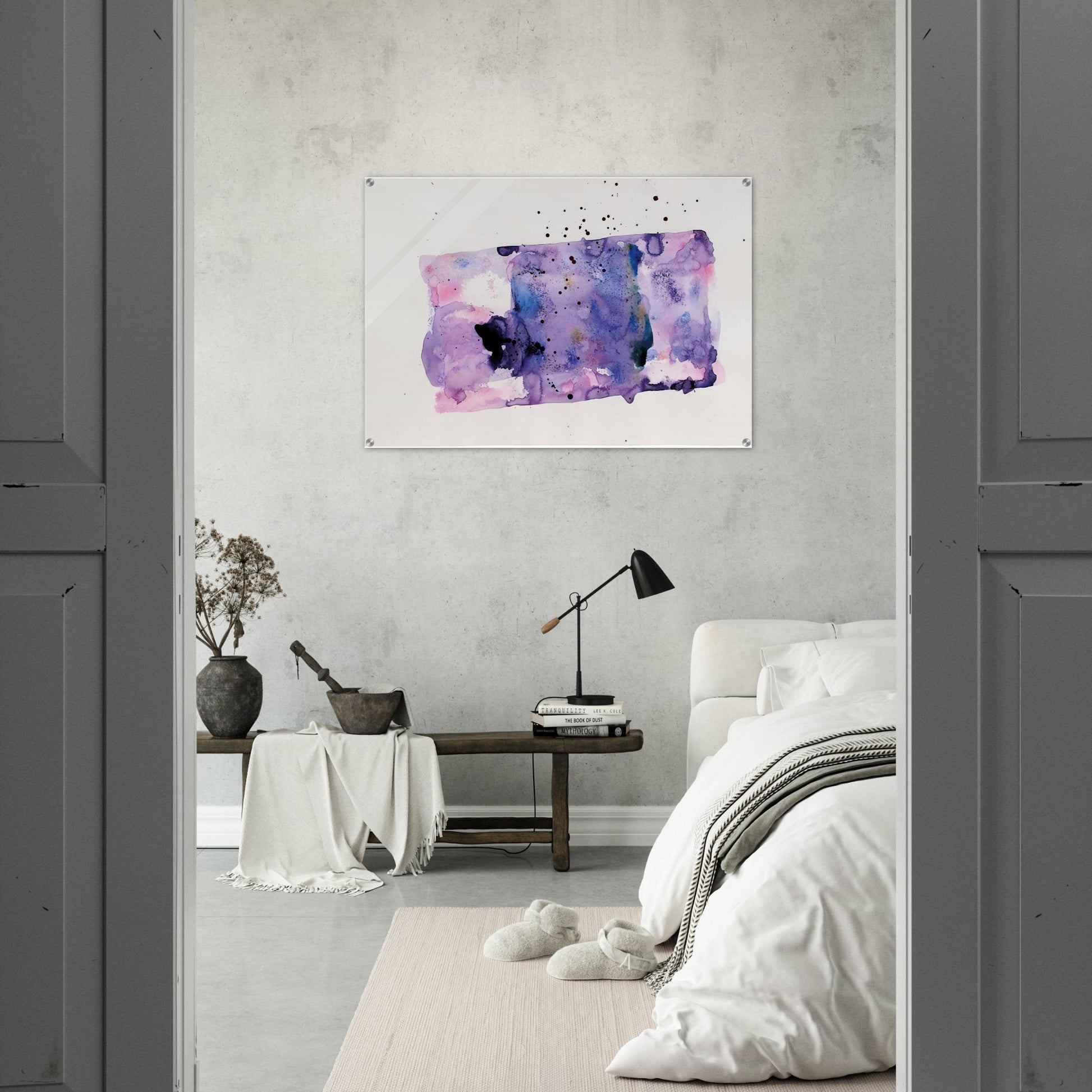 Untitled  SF76-175  - Sam Francis Acrylic Print - 70x100 cm / 28x40″ inches