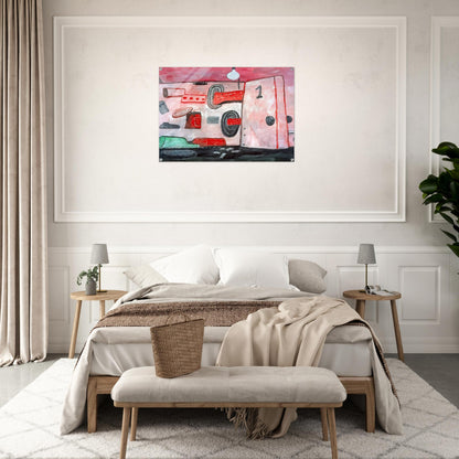 INSIDE OUTSIDE 1977 - Philip Guston Acrylic Print - 70x100 cm / 28x40″ inches