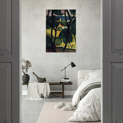 VIEW OF COLLIOURE - Henri Matisse Brushed Aluminum Print - 70x100 cm / 28x40 inches | Henri Matisse Aluminum Print | Henri Matisse Prints