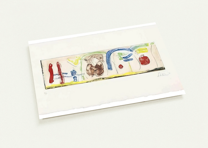 Bridges - 1996 By Helen Frankenthaler Pack of 10 Post Cards | Helen Frankenthaler Post Cards | A6 (10.5 x 14.8 cm) - 4.1 x 5.8 inches