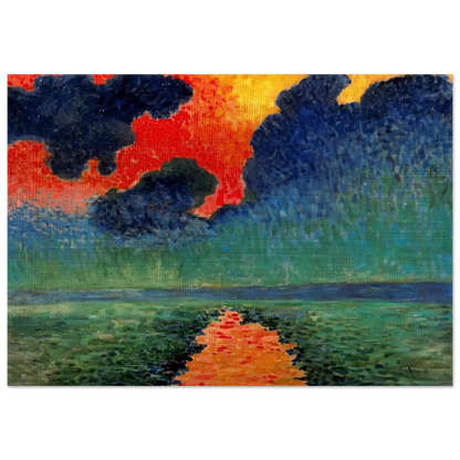EFFECT OF SUN ON THE WATER LONDON 1906 - Andre Derain Brushed Aluminum Print - 70x100 cm / 28x40 inches | Andre Derain Aluminum Print | Andre Derain Prints