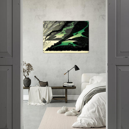 Green Big Sur - Eyvind Earle Acrylic Print - 70x100 cm / 28x40″ inches | Eyvind Earle Wall Art | Eyvind Earle Prints