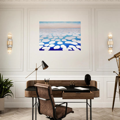 Sky Above the Clouds II - Georgia O'Keeffe Brushed Aluminum Print - 70x100 cm / 28x40 inches | Georgia O'Keeffe Aluminum Print | Georgia O'Keeffe Prints