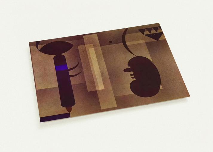 GLOOMY SITUATION 1933 By Wassily Kandinsky Pack of 10 Post Cards | Wassily Kandinsky Post Cards | A6 (10.5 x 14.8 cm) - 4.1 x 5.8 inches
