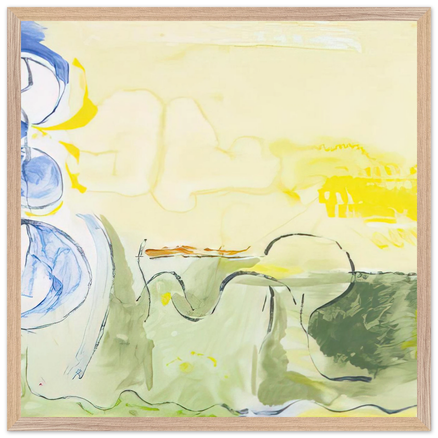 Helen Frankenthaler - Flotilla - 2006 Wall art - 40x50 cm / 16x20 inches - Fine Art Poster-canvas - -