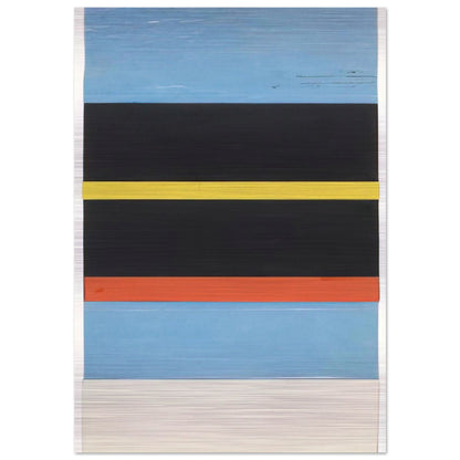 Boats in Sanary Harbor - Ellsworth Kelly Brushed Aluminum Print - 70x100 cm / 28x40 inches | Ellsworth Kelly Aluminum Print | Ellsworth Kelly Prints