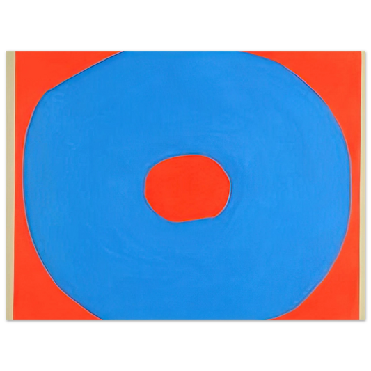 Jiro Yoshihara - Circle - 1971  75x100 cm / 30x40inches Fine Art Poster