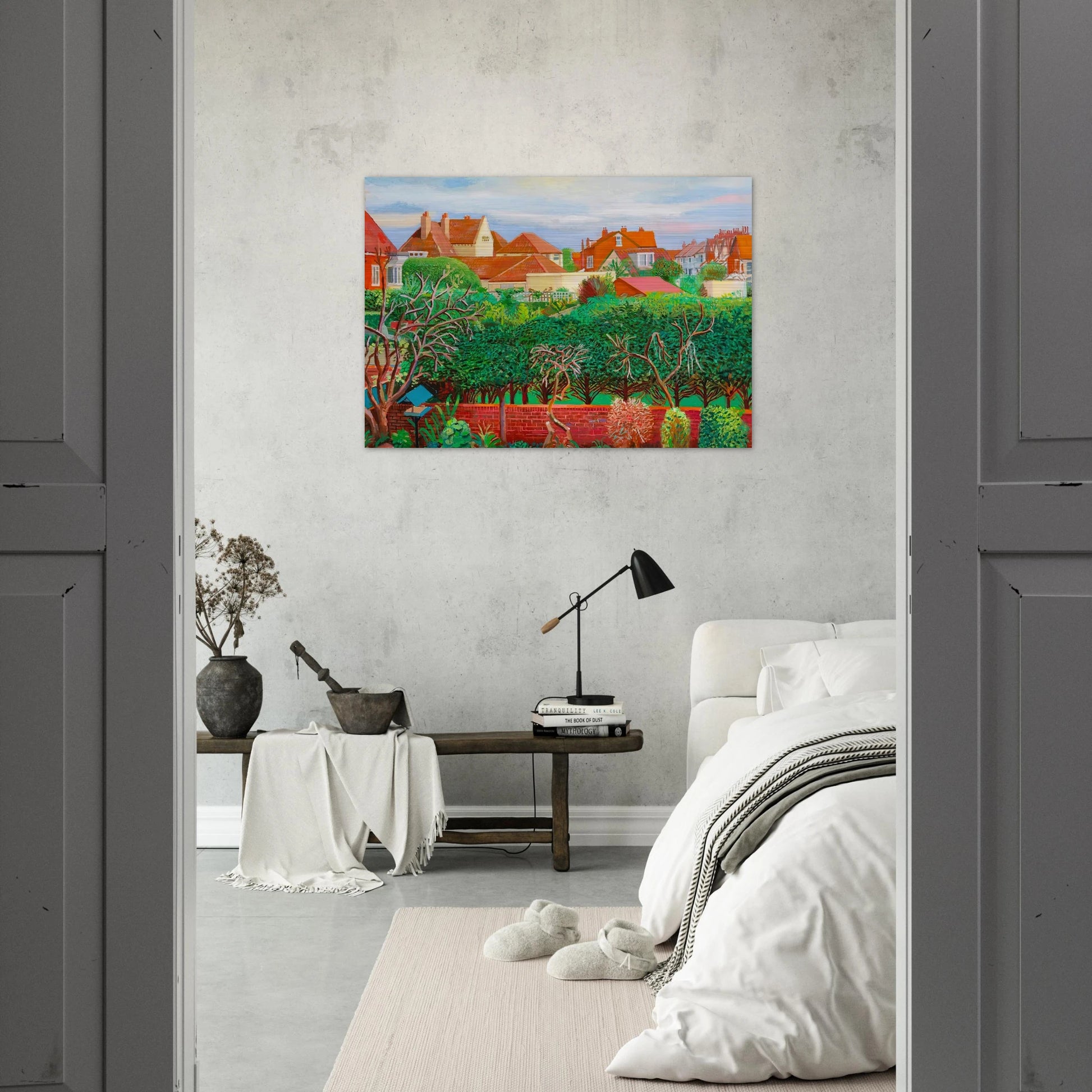 David Hockney - David Hockney Brushed Aluminum Print - 70x100 cm / 28x40 inches | David Hockney Aluminum Print | David Hockney Prints | David Hockney Art | Artwork by David Hockney