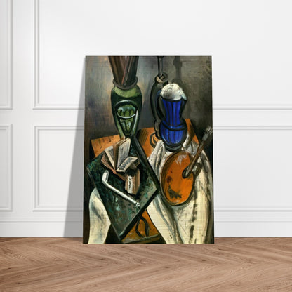 STILL LIFE 1914 - Andre Derain Brushed Aluminum Print - 70x100 cm / 28x40 inches | Andre Derain Aluminum Print | Andre Derain Prints