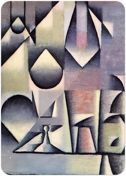 BOTTLE AND PITCHER By Juan Gris Pack of 10 Post Cards | Juan Gris Post Cards | A6 (10.5 x 14.8 cm) - 4.1 x 5.8 inches