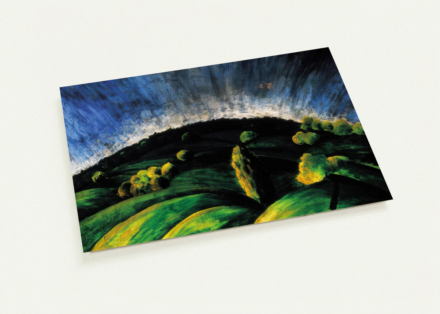 Mountains of Buda By Laszlo Moholy-Nagy Pack of 10 Post Cards | Laszlo Moholy-Nagy Post Cards | A6 (10.5 x 14.8 cm) - 4.1 x 5.8 inches