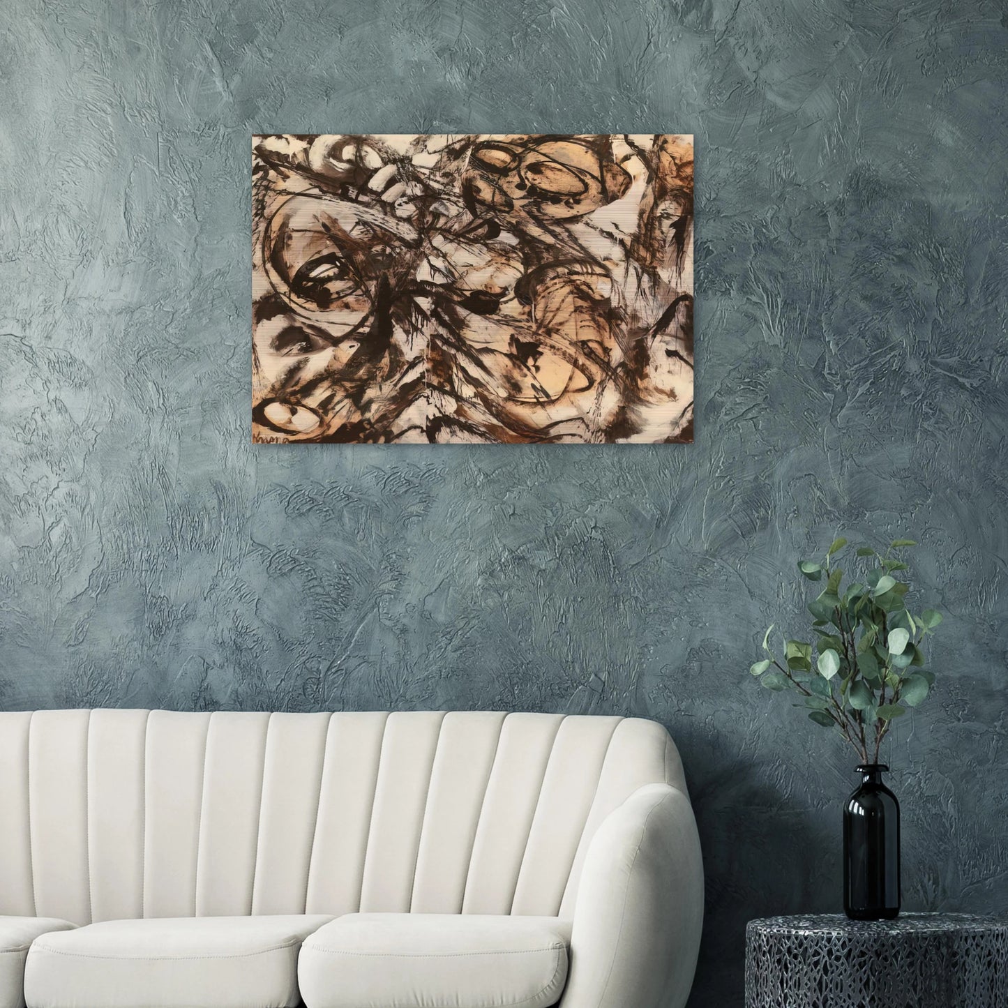 The Guardian - Lee Krasner Brushed Aluminum Print - 70x100 cm / 28x40 inches | Lee Krasner Aluminum Print | Lee Krasner Prints