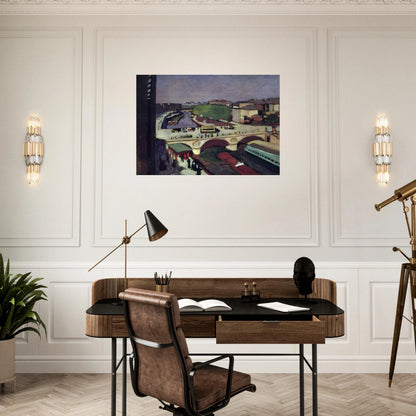 THE PONT SAINT MICHEL 1900 - Henri Matisse Brushed Aluminum Print - 70x100 cm / 28x40 inches | Henri Matisse Aluminum Print | Henri Matisse Prints