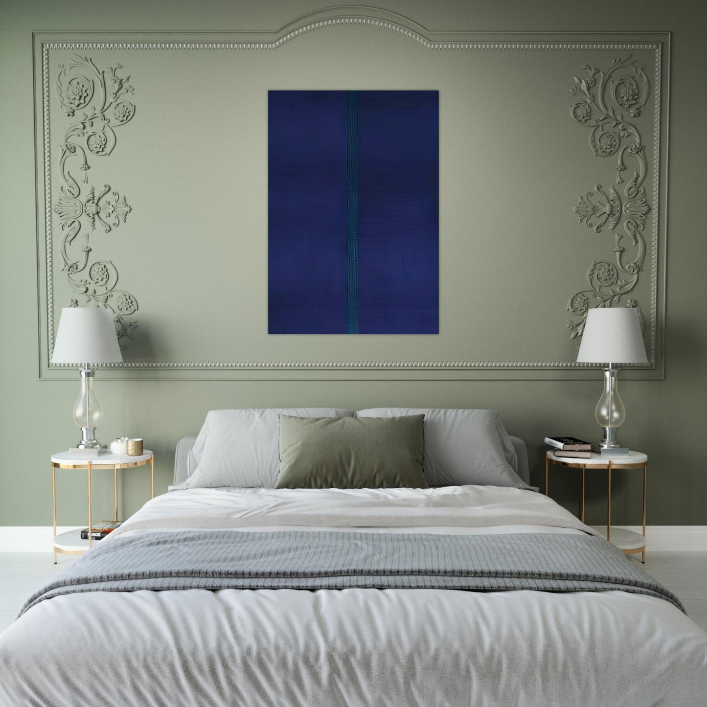 Onement V - Barnett Newman Brushed Aluminum Print - 70x100 cm / 28x40 inches | Barnett Newman Aluminum Print | Barnett Newman Prints