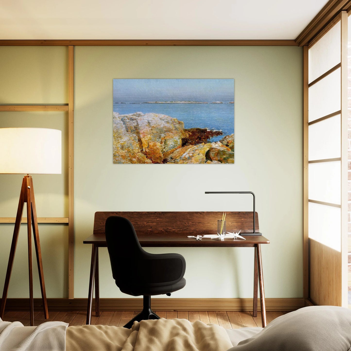 Duck Island - Childe Hassam Brushed Aluminum Print - 70x100 cm / 28x40 inches | Childe Hassam Aluminum Print | Childe Hassam Prints