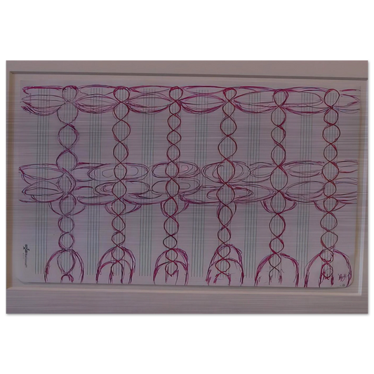 CHANGE THE DIRECTION OF THE MUSIC STAFF - Louise Bourgeois Brushed Aluminum Print - 70x100 cm / 28x40 inches | Louise Bourgeois Aluminum Print | Louise Bourgeois Prints