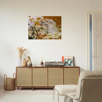 ARABS - Salvador Dali Brushed Aluminum Print - 70x100 cm / 28x40 inches | Salvador Dali Aluminum Print | Salvador Dali Prints