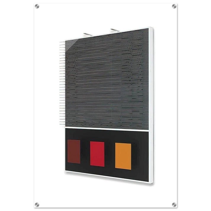 TES GRANDES Y PEQUENAS 1999 - Jesus Rafael Soto Acrylic Print - 70x100 cm / 28x40″ inches