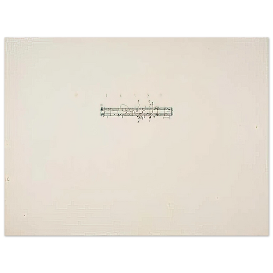 John Cage - Haiku - Neo-Dada  75x100 cm / 30x40inches Fine Art Poster