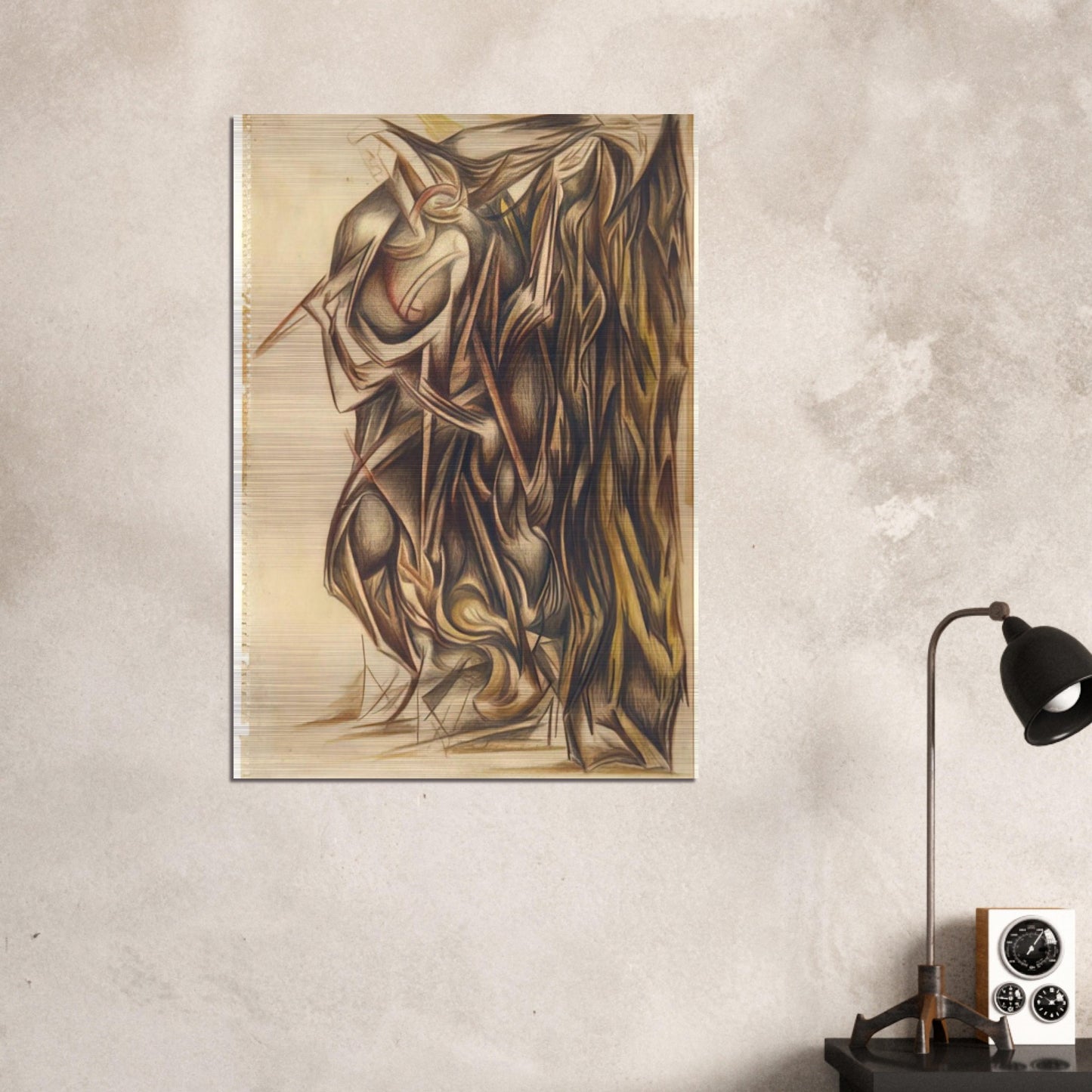 UNTITLED 1941 - Jackson Pollock Brushed Aluminum Print - 70x100 cm / 28x40 inches | Jackson Pollock Aluminum Print | Jackson Pollock Prints