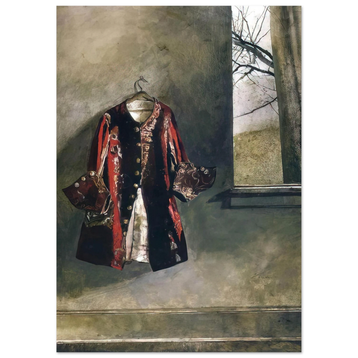 Andrew Wyeth - CURTAIN CALL Wall Art - 30x40 cm / 12x16 inches - Fine Art Poster-canvas - -