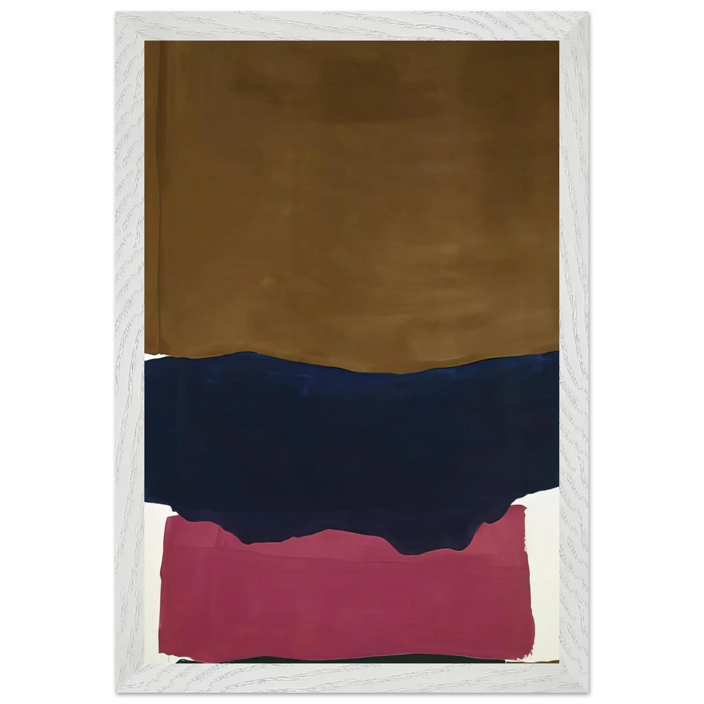 Helen Frankenthaler - Indian Summer - 1967 Wall art - A1 (59.4 x 84.1  cm) - Premium Wooden Framed Poster With Fine Art Paper - Black frame