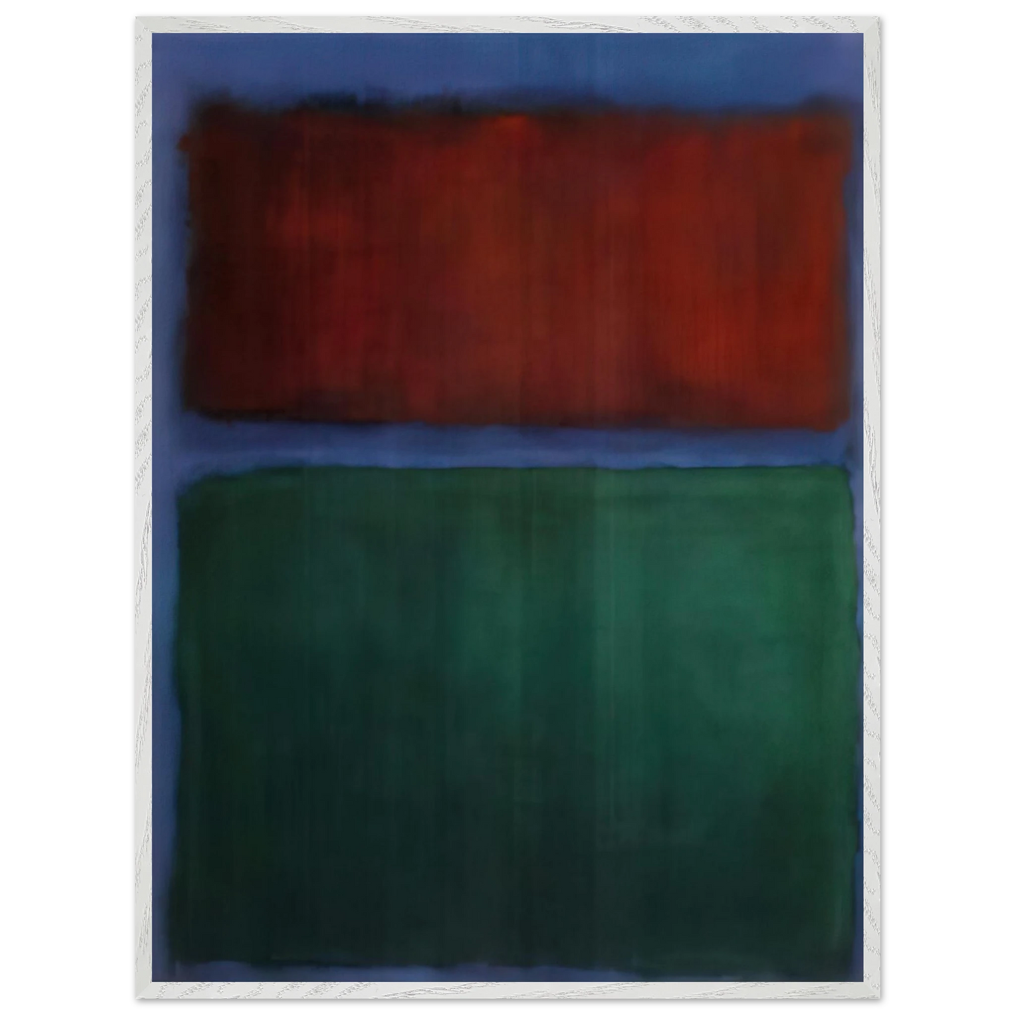 Mark Rothko - Earth and Green - 1955 Wall Art - 21x29.7 cm / 8x12" - Premium Wooden Framed Poster With Fine Art Paper-canvas - Black frame