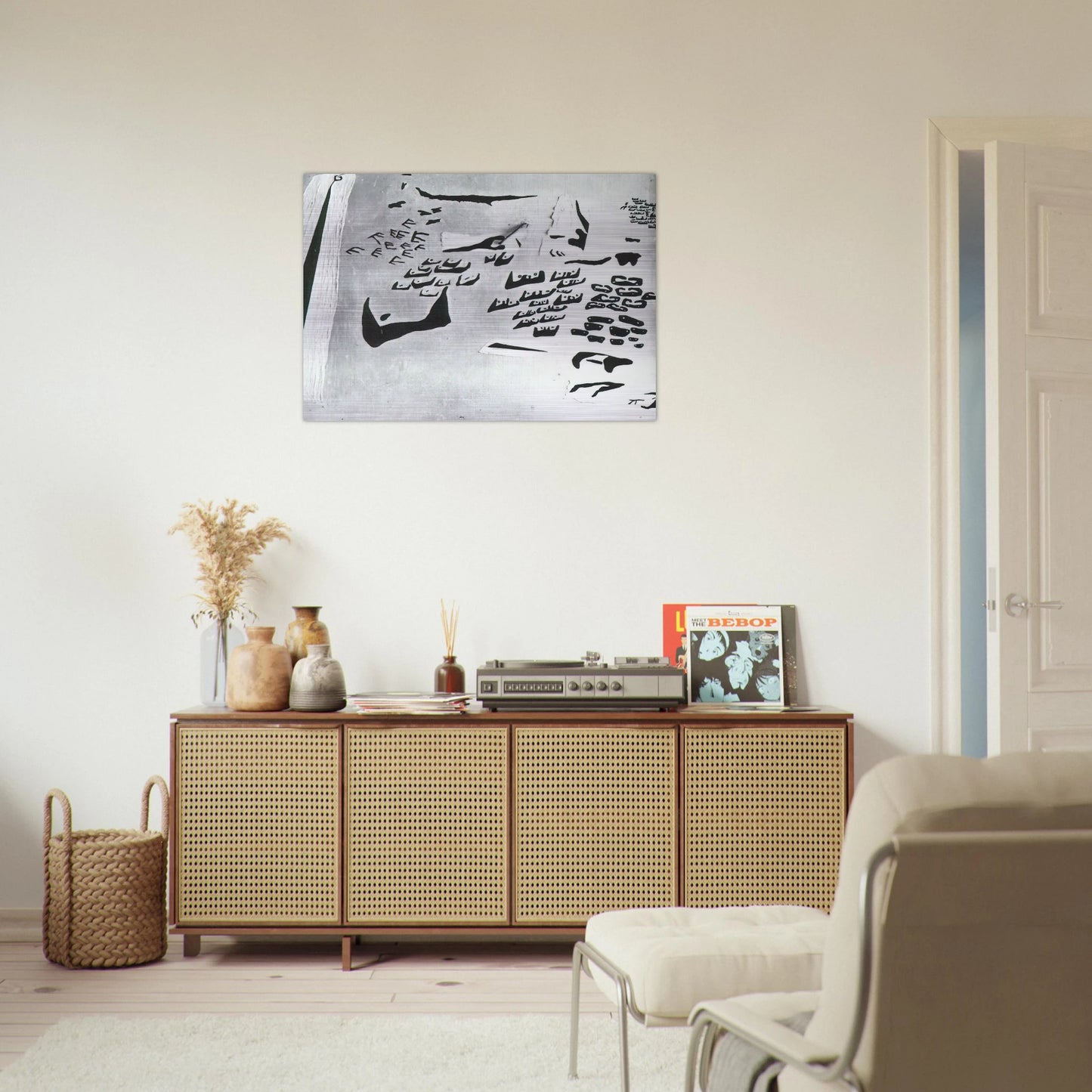 FISHERMEN IN THE SUN - Salvador Dali Brushed Aluminum Print - 70x100 cm / 28x40 inches | Salvador Dali Aluminum Print | Salvador Dali Prints