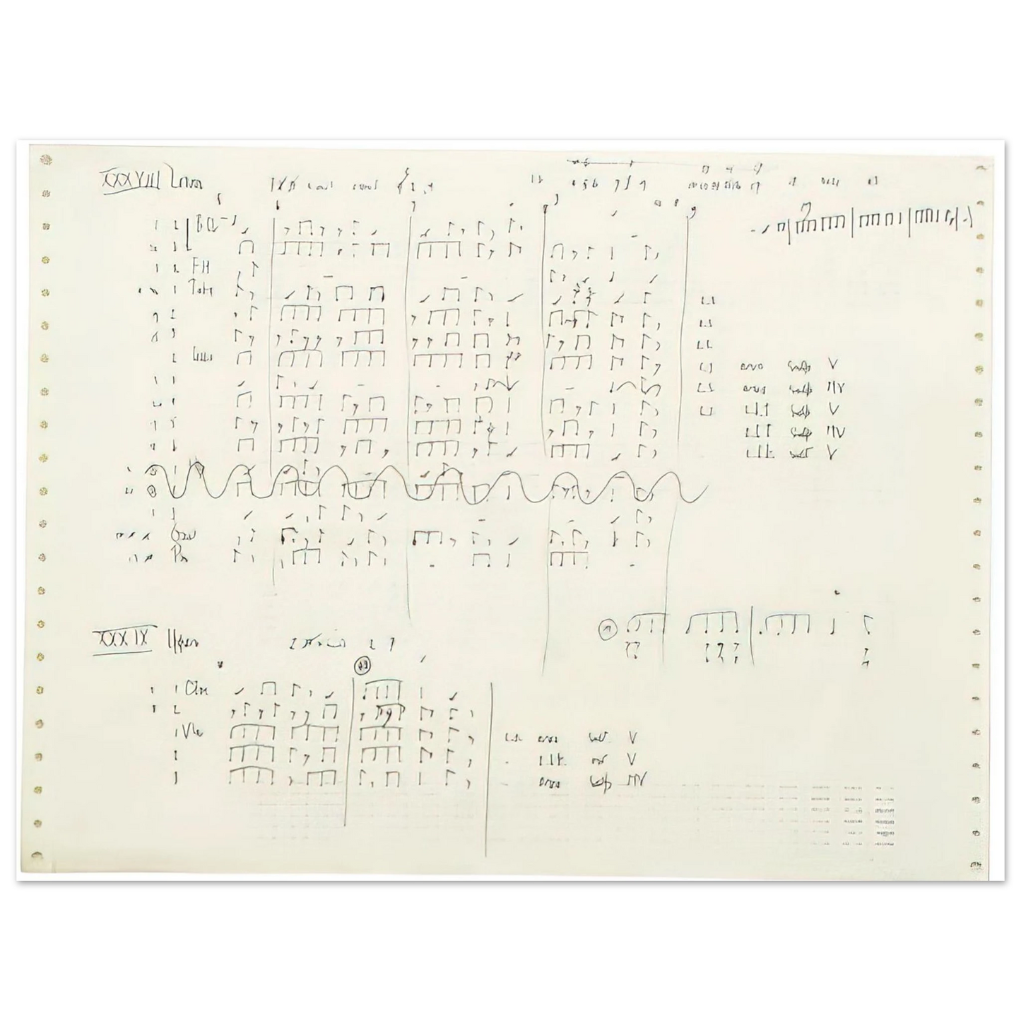John Cage - Cheap Imitation - 1971  75x100 cm / 30x40inches Fine Art Poster