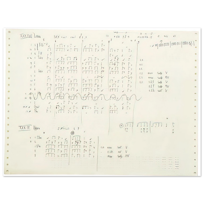 John Cage - Cheap Imitation - 1971  75x100 cm / 30x40inches Fine Art Poster