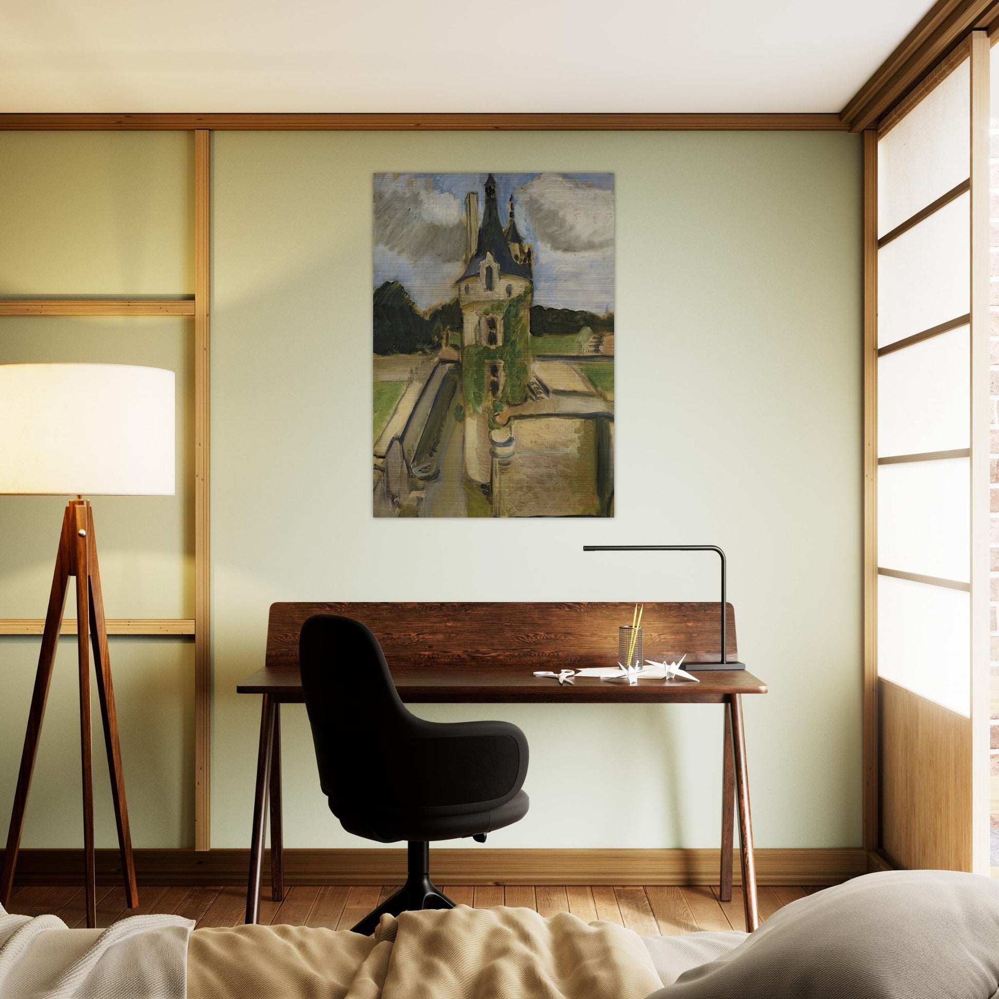 LLA TOUR DE CHENONCEAUX 1917 - Henri Matisse Brushed Aluminum Print - 70x100 cm / 28x40 inches | Henri Matisse Aluminum Print | Henri Matisse Prints