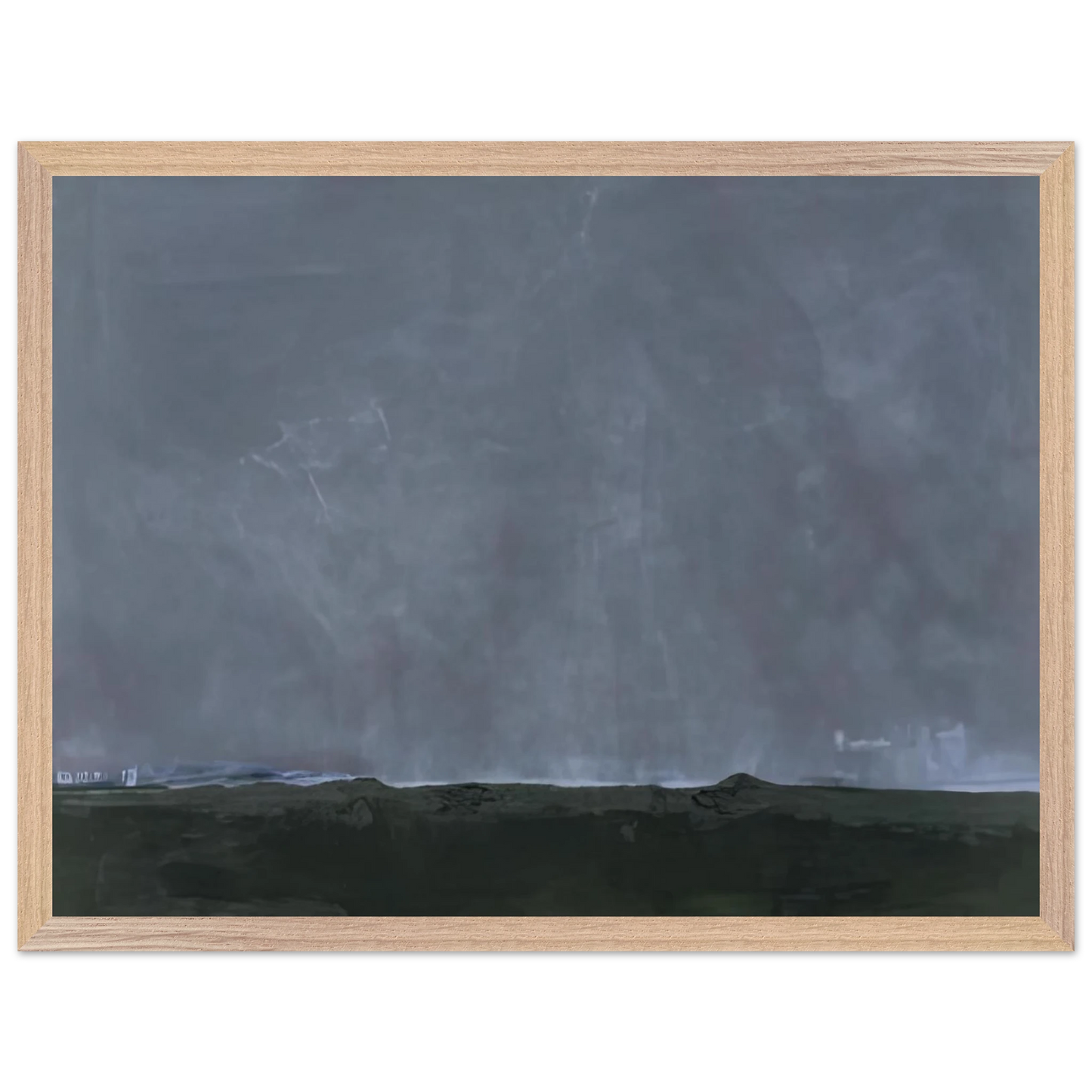 Helen Frankenthaler - Driving East, 2002- Wall Art - 21x29.7 cm / 8x12" - Premium Wooden Framed Poster With Fine Art Paper-canvas - Wood frame