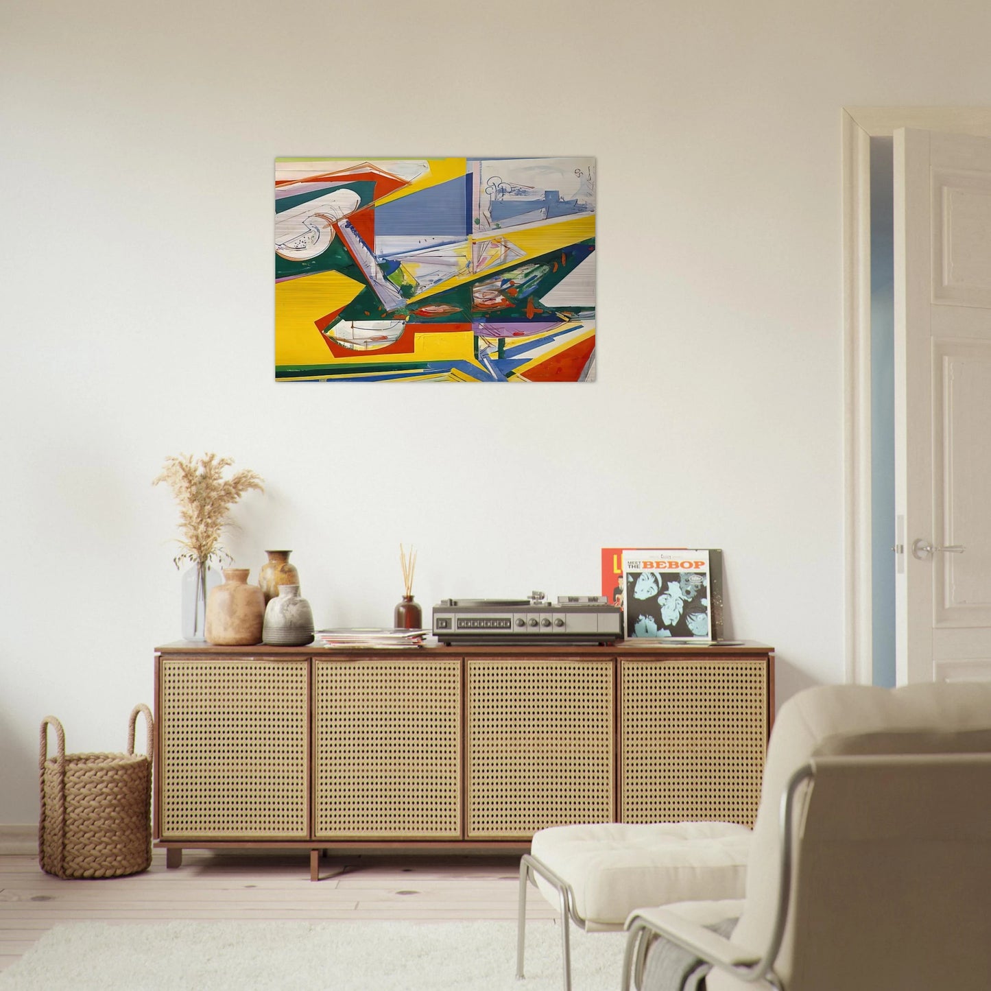 The Window - Hans Hofmann Brushed Aluminum Print - 70x100 cm / 28x40 inches | Hans Hofmann Aluminum Print | Hans Hofmann Prints