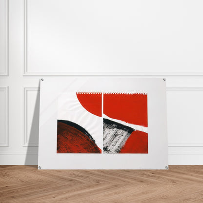 Who knows the beginning and who knows the end II - 1976 - Blinky Palermo Acrylic Print - 70x100 cm / 28x40″ inches