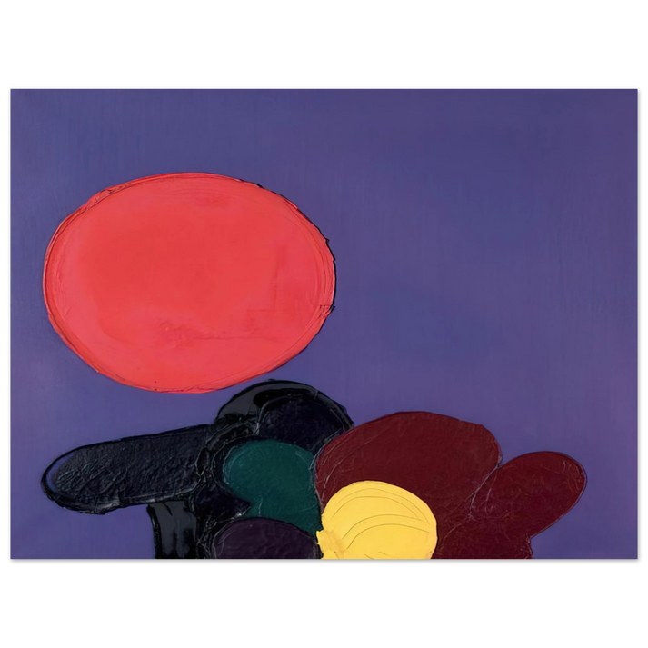Luis Feito - UNTITLED 1971  75x100 cm / 30x40inches Fine Art Poster