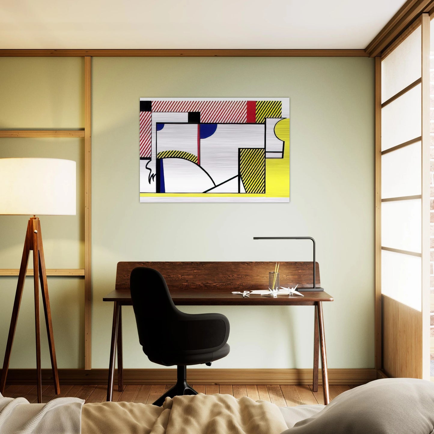 BULL VI 1973 - Roy Lichtenstein Brushed Aluminum Print - 70x100 cm / 28x40 inches | Roy Lichtenstein Aluminum Print | Roy Lichtenstein Prints