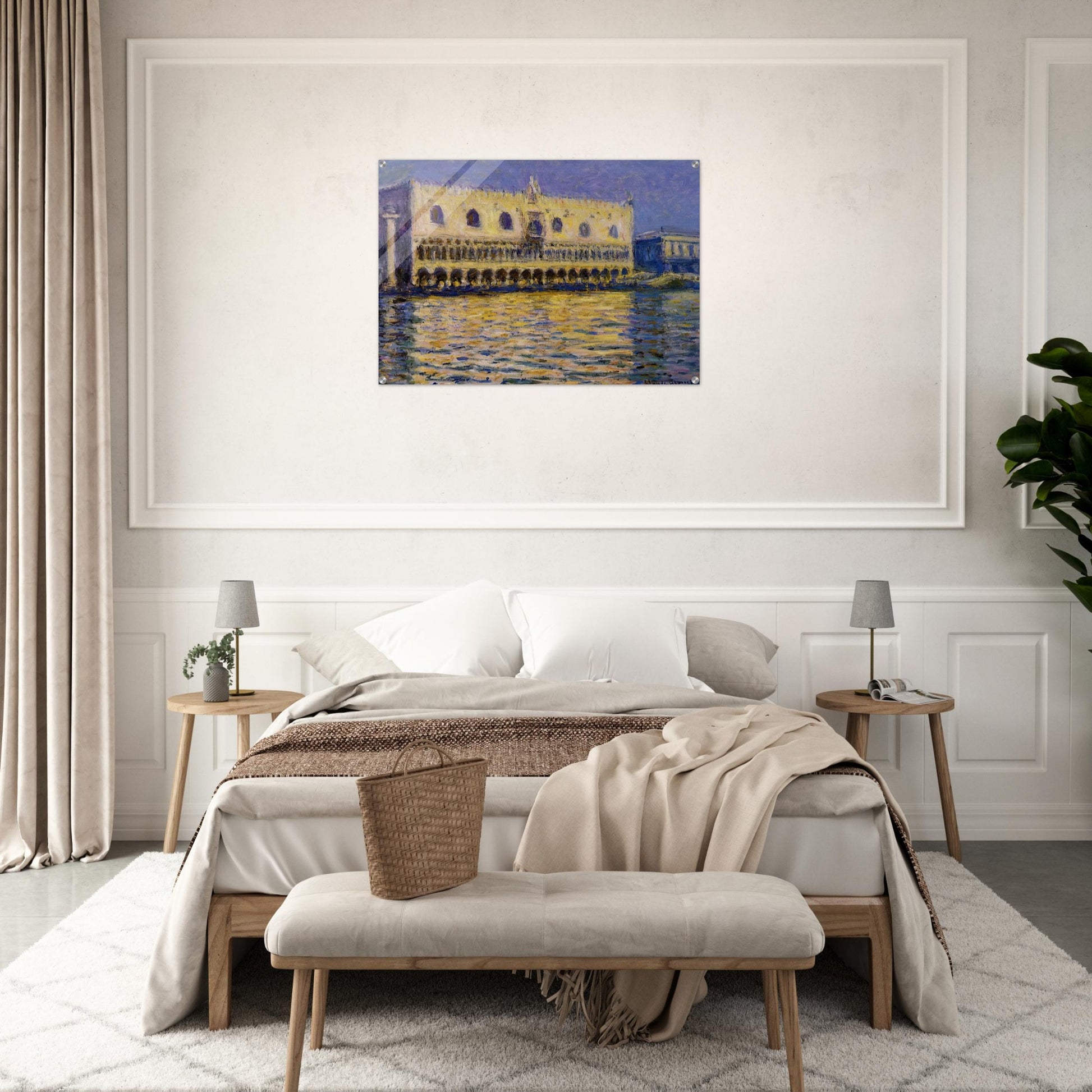 The Palazzo Ducale 2 - claude monet Acrylic Print - 70x100 cm / 28x40″ inches