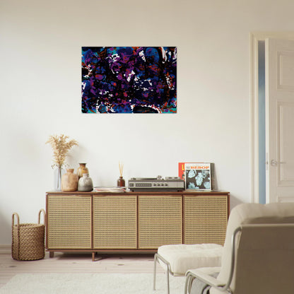 Untitled  SFP94-3  SF94-024  - Sam Francis Brushed Aluminum Print - 70x100 cm / 28x40 inches | Sam Francis Aluminum Print | Sam Francis Prints
