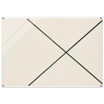 Diagonal Lines - Ellsworth Kelly Acrylic Print - 70x100 cm / 28x40″ inches | Ellsworth Kelly Wall Art | Ellsworth Kelly Prints