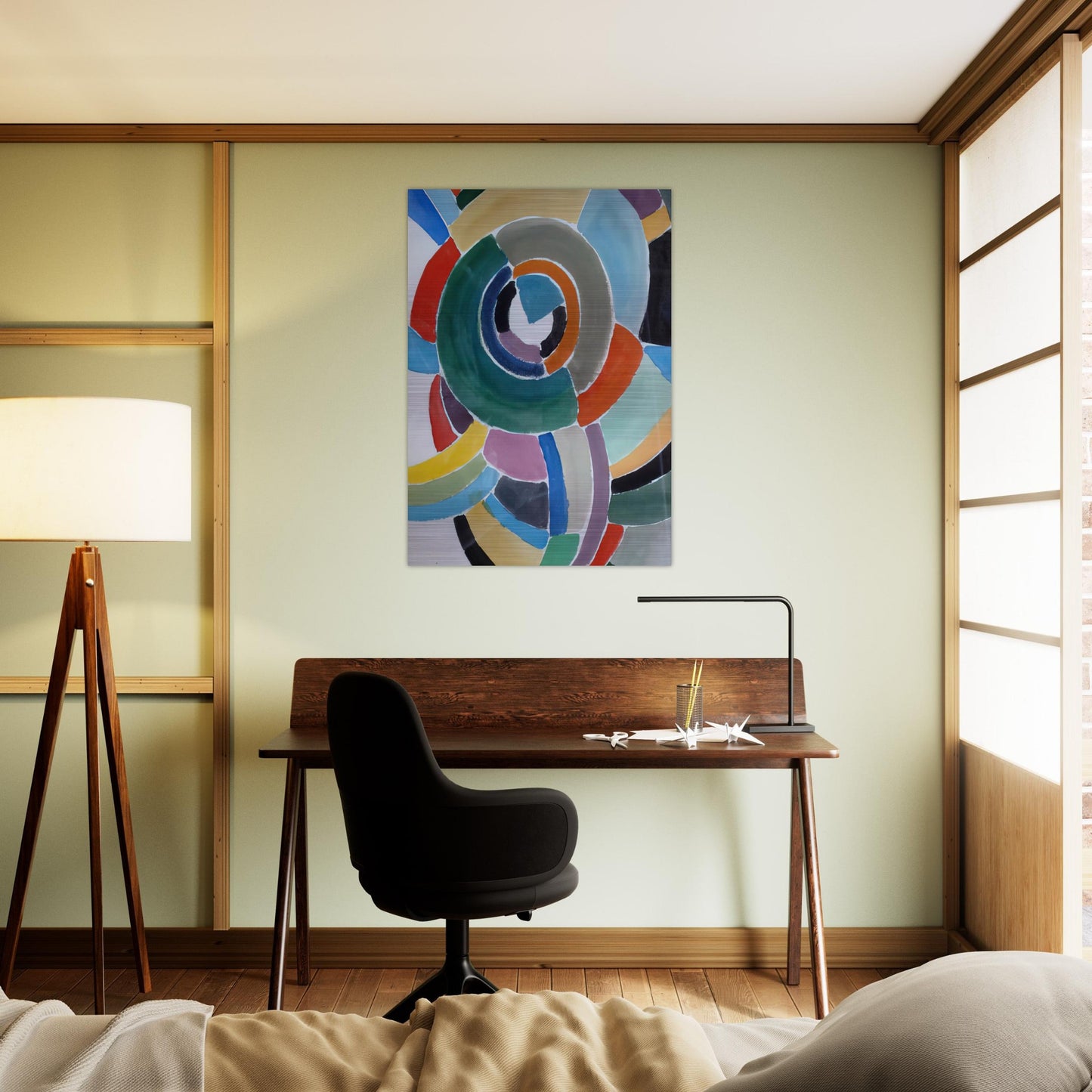 ORFIZME - Sonia Delaunay Brushed Aluminum Print - 70x100 cm / 28x40 inches | Sonia Delaunay Aluminum Print | Sonia Delaunay Prints