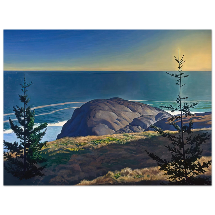 Rockwell Kent - Young Spruces, Maine Coast  75x100 cm / 30x40inches Fine Art Poster