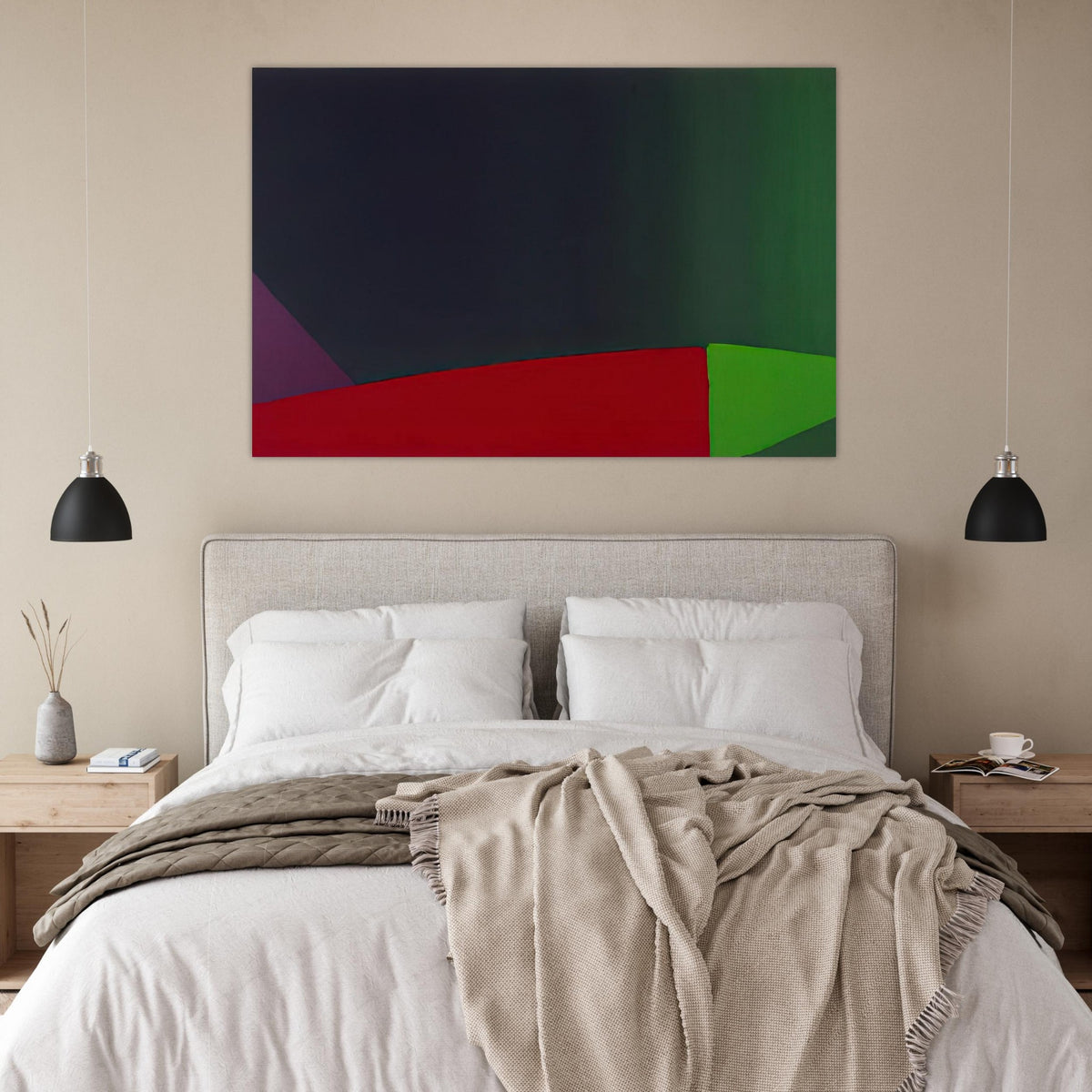 6.3.66 - 1966 - John Hoyland Art Prints - 100x150 cm / 40x60″ inches | John Hoyland Poster | John Hoyland Prints
