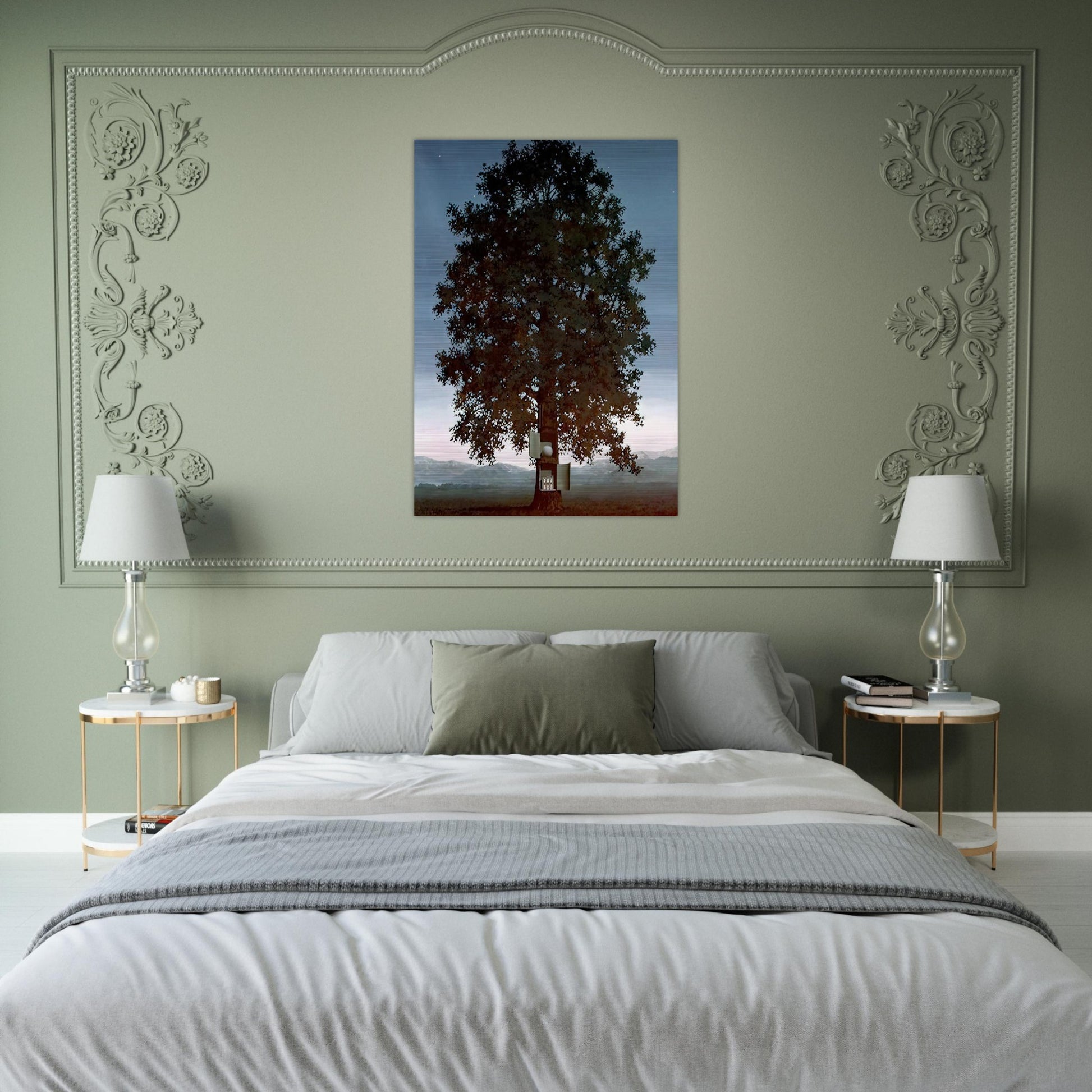 THE VOICE OF BLOOD 1959 - Rene Magritte Brushed Aluminum Print - 70x100 cm / 28x40 inches | Rene Magritte Aluminum Print | Rene Magritte Prints